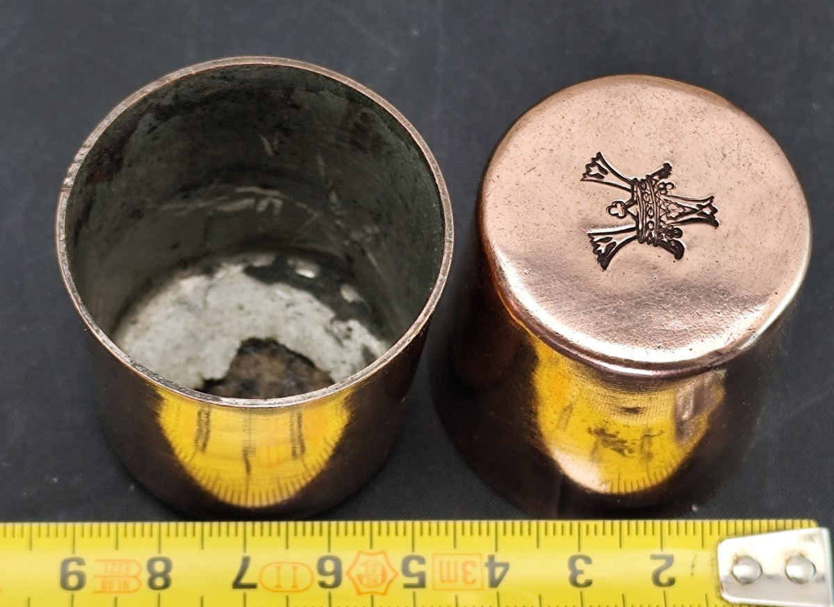 From The Prince's Kitchen, 2 Copper Molds For Darioles, Circa 1850-photo-4