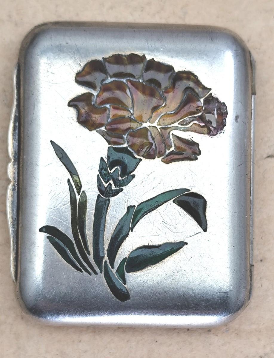 Luxe : Pliqué à jour sur boîte d’Allumettes de sûreté argent Minerve, vers 1880-photo-3