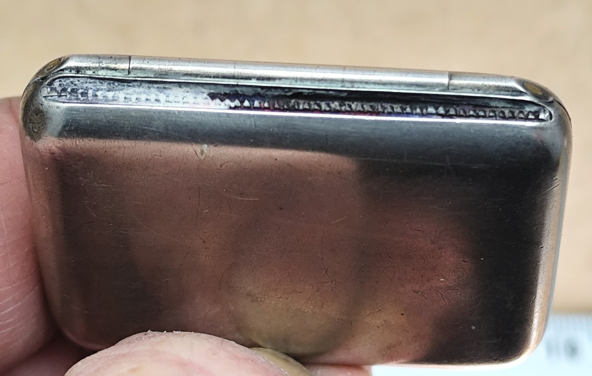 Luxe : Pliqué à jour sur boîte d’Allumettes de sûreté argent Minerve, vers 1880-photo-4