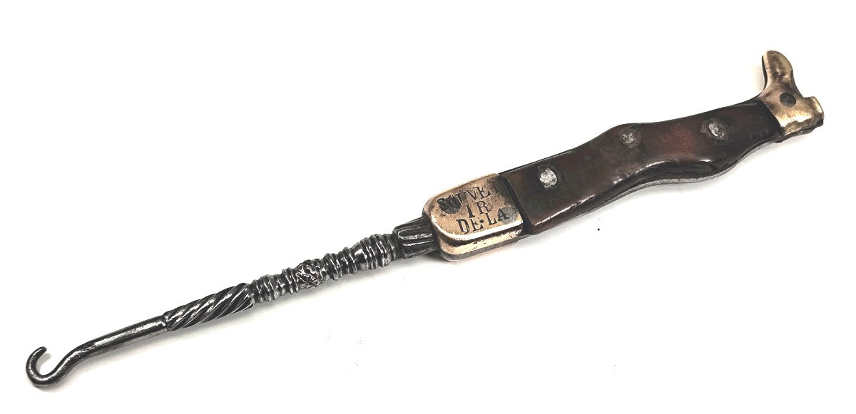 Remarquable Crochet à Chaussure militaire, la Classe 1894-photo-2