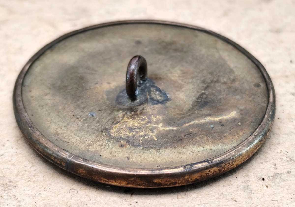 Museum: Illustrated Button From The Louis XVI Period, With Miniature, 36mm.-photo-3