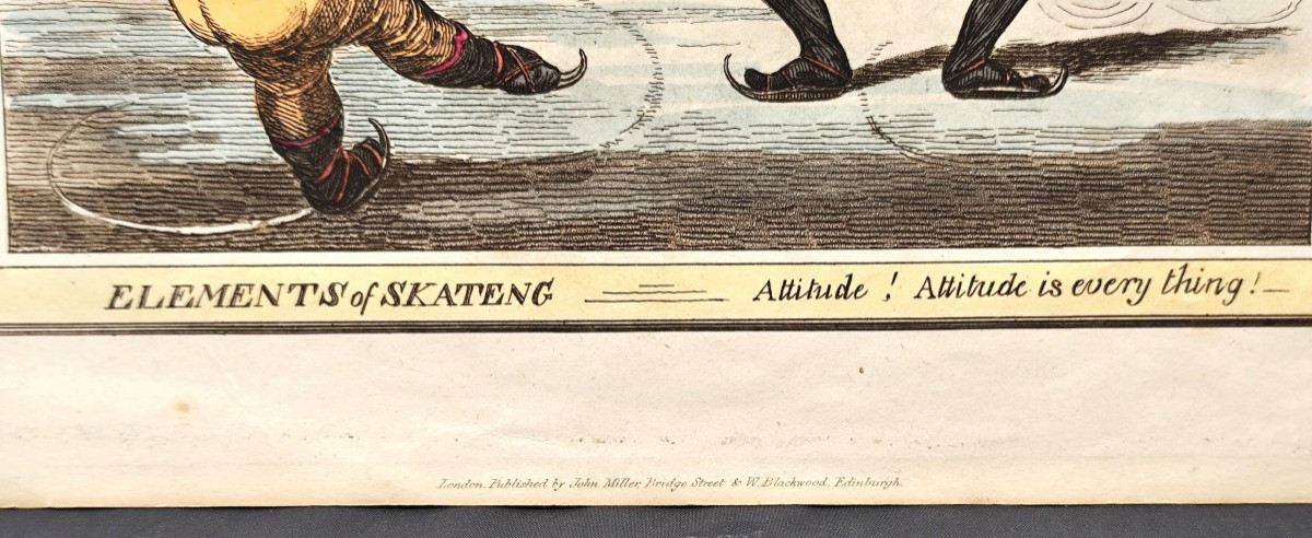 Deux belles caricatures sociales de James Gillray, publiées par Miller et Blackwood, début 19e -photo-2