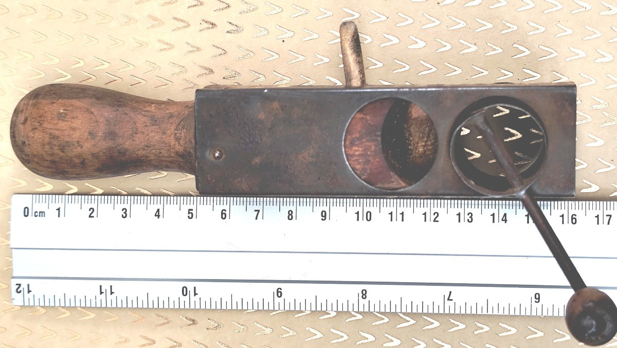 Tinplate Nutmeg Grater, 1877, Rare James Hughes Model-photo-3