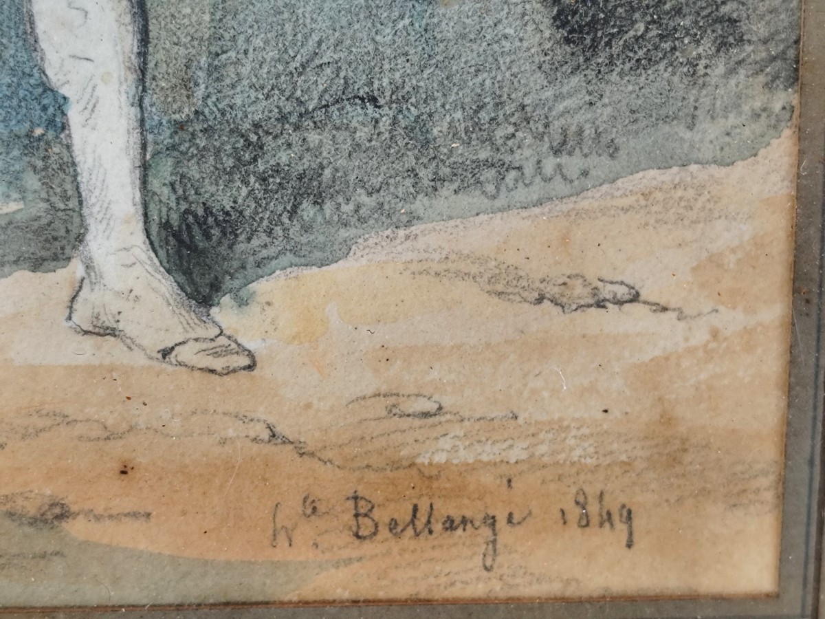 Soldier Of Year Ii, Color Drawing By Hyppolite Bellangé; 1849-photo-1