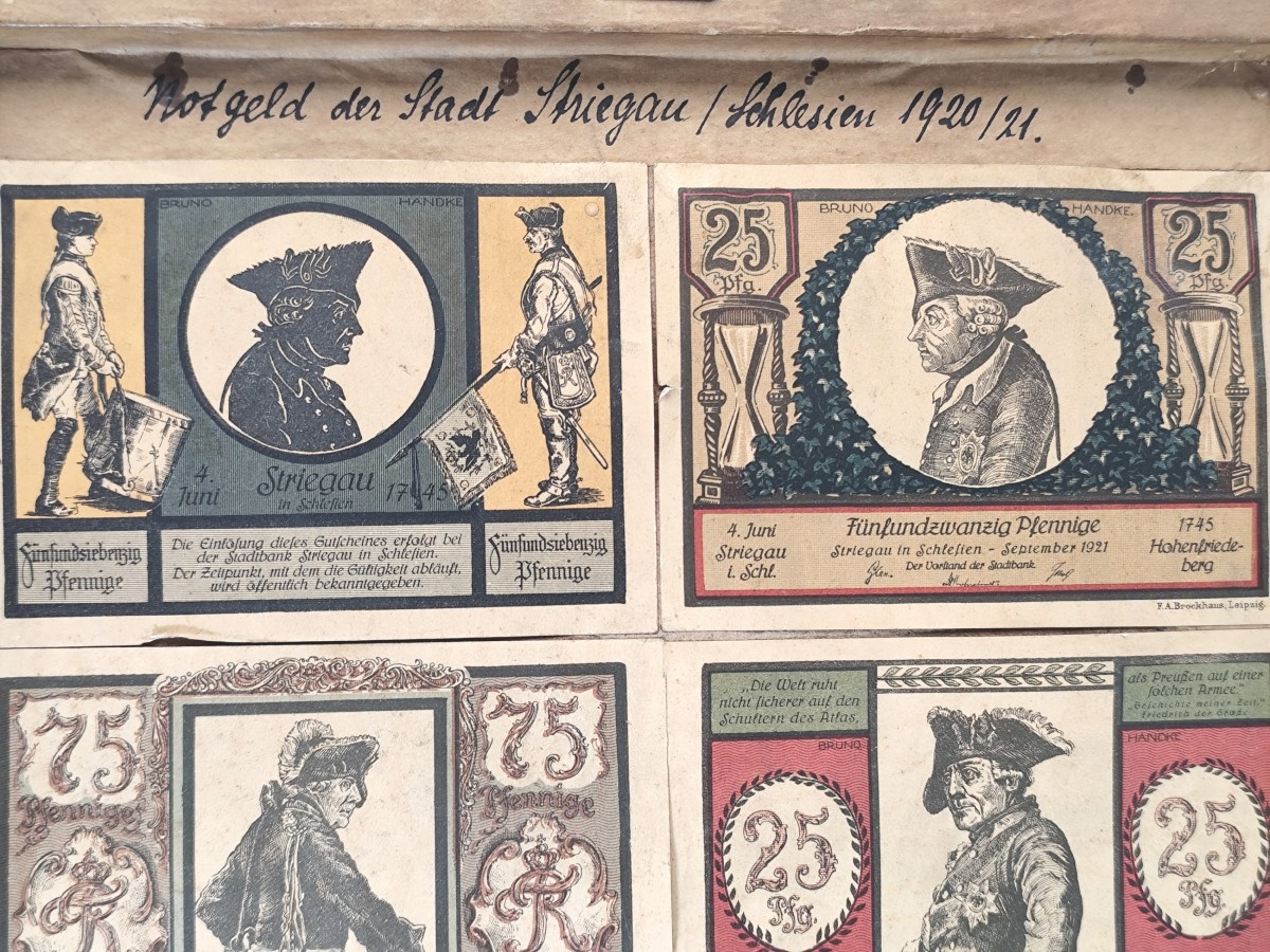 En Mémoire de Frédéric le Grand, Portrait et Notgeld, Curiosités… -photo-1