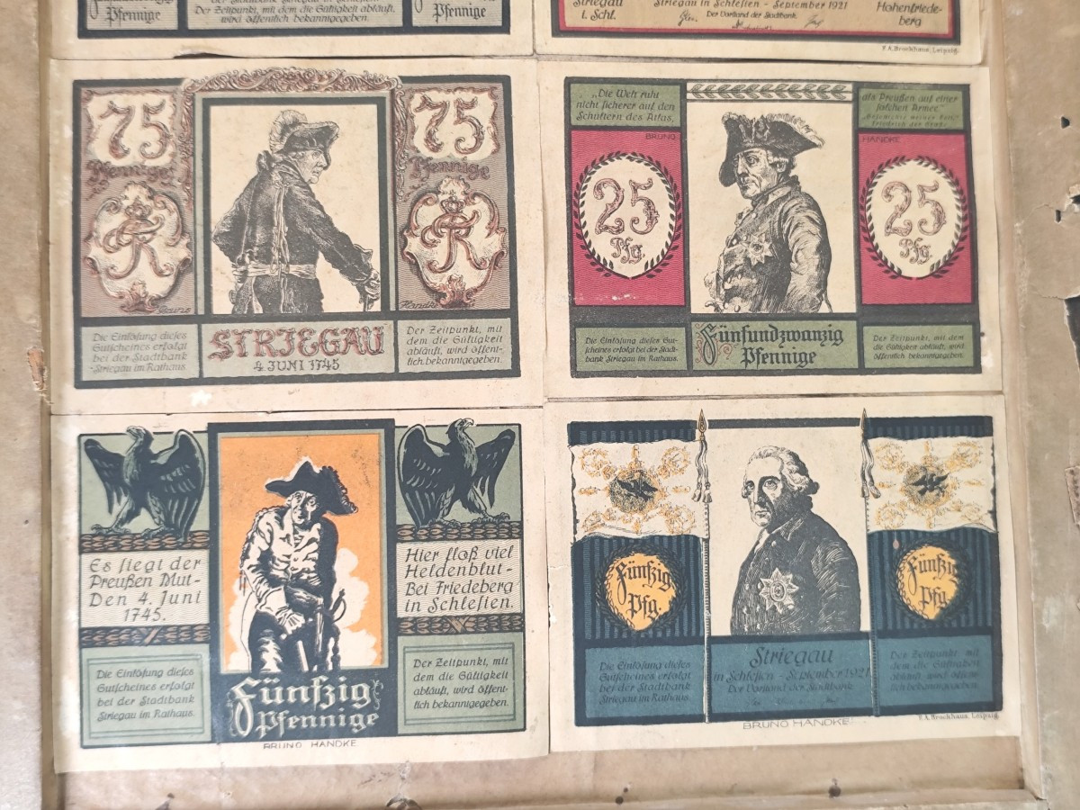 En Mémoire de Frédéric le Grand, Portrait et Notgeld, Curiosités… -photo-2