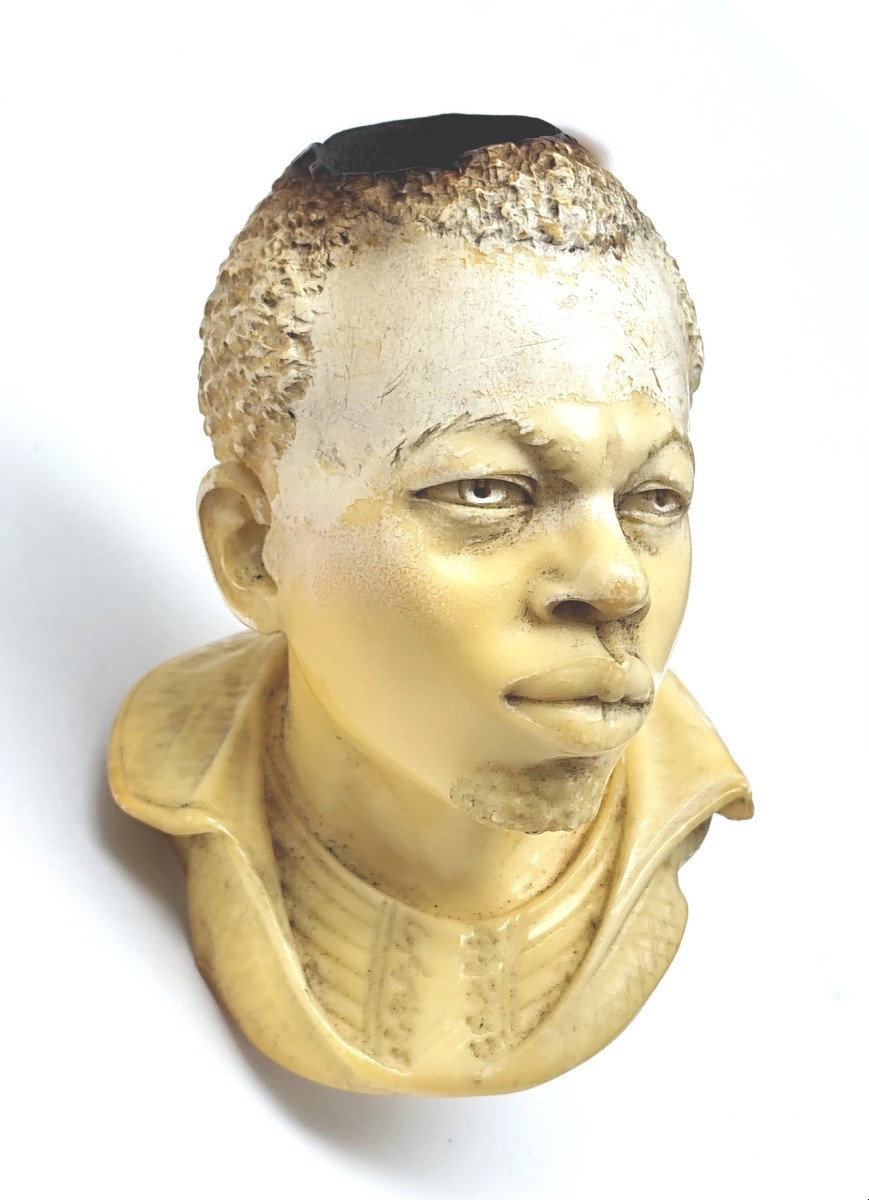 Handsome Métis: Parisian Meerschaum Pipe, 1900, Au Sphinx-photo-4