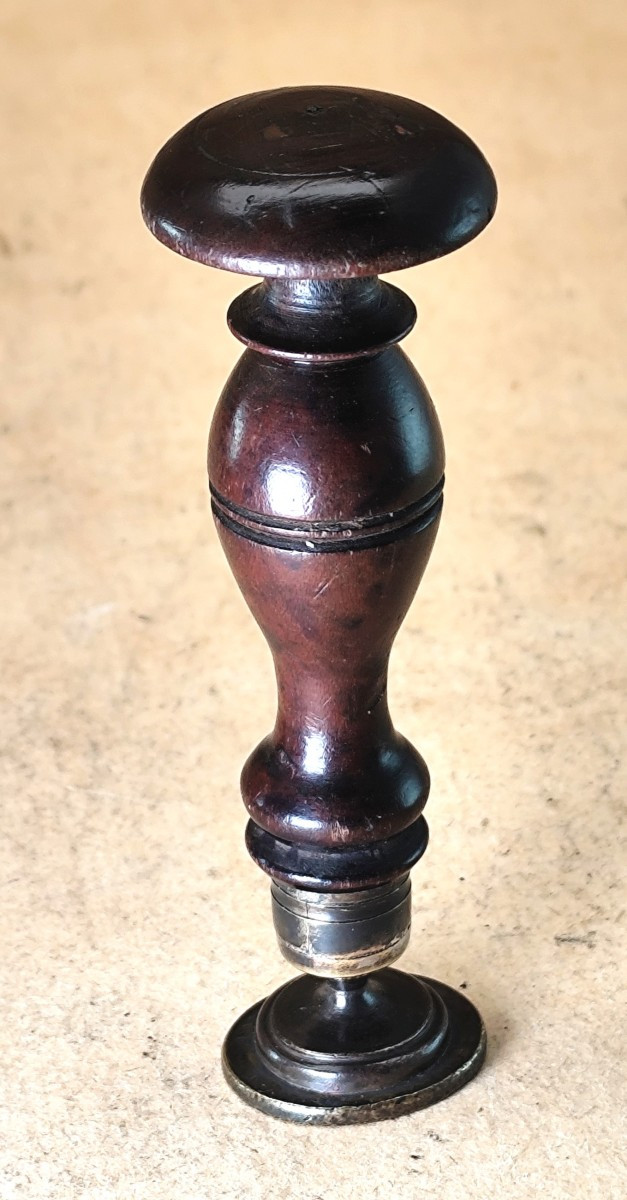 18th-century Seal, Beautiful Coat Of Arms Of A Marquis With A Running Stag-photo-2