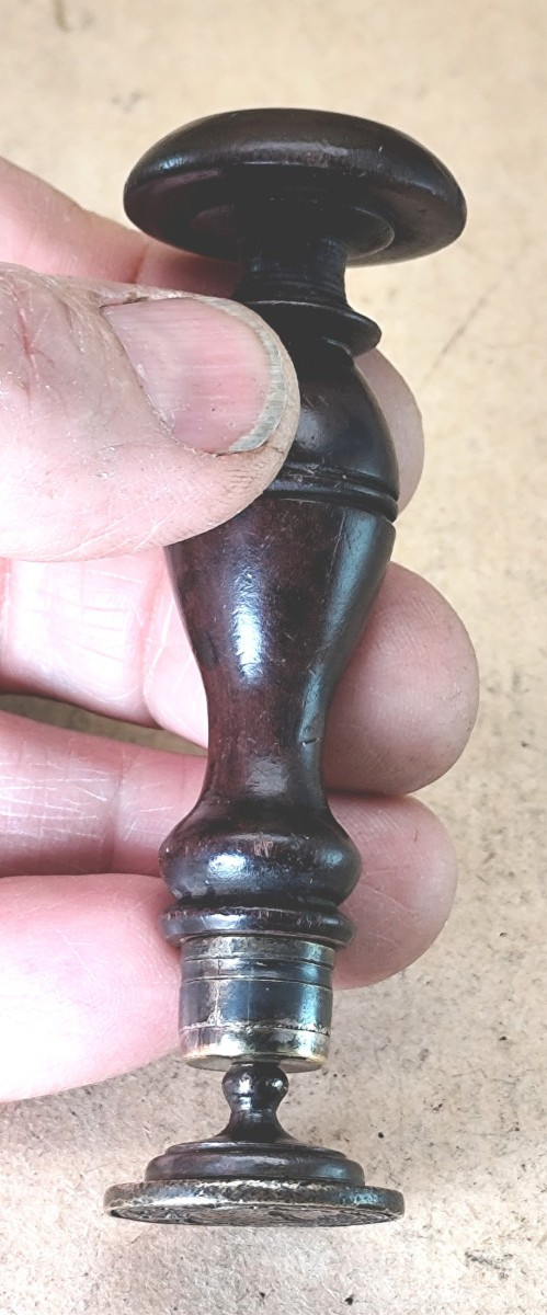 18th-century Seal, Beautiful Coat Of Arms Of A Marquis With A Running Stag-photo-2