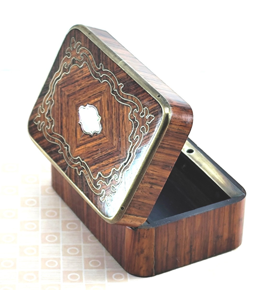 Miniature Inlaid Box From Second Empire, High Quality-photo-2