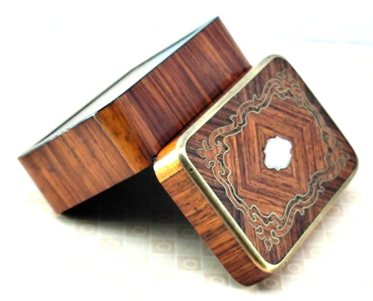 Miniature Inlaid Box From Second Empire, High Quality-photo-3