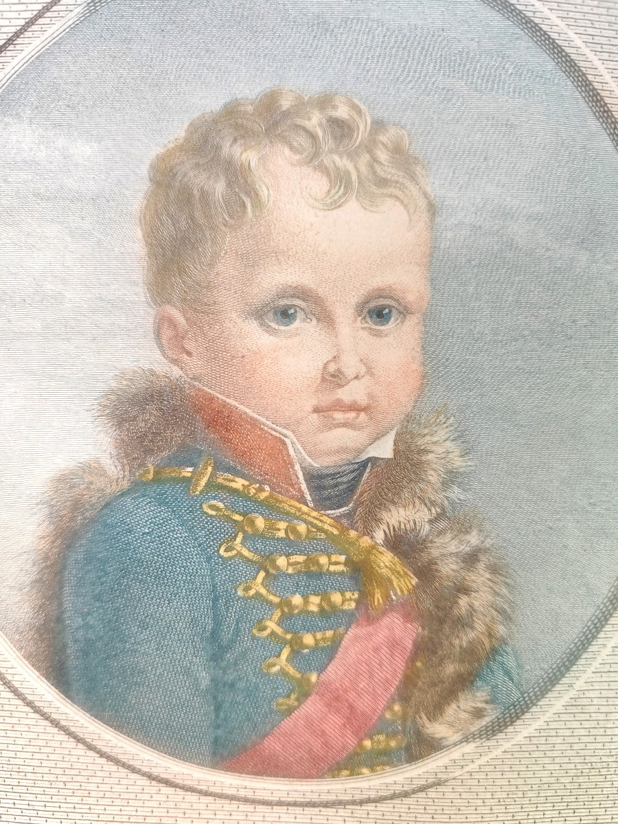 Le Petit Roi De Rome , Uniform And  Color, By Lignon, Aquatint