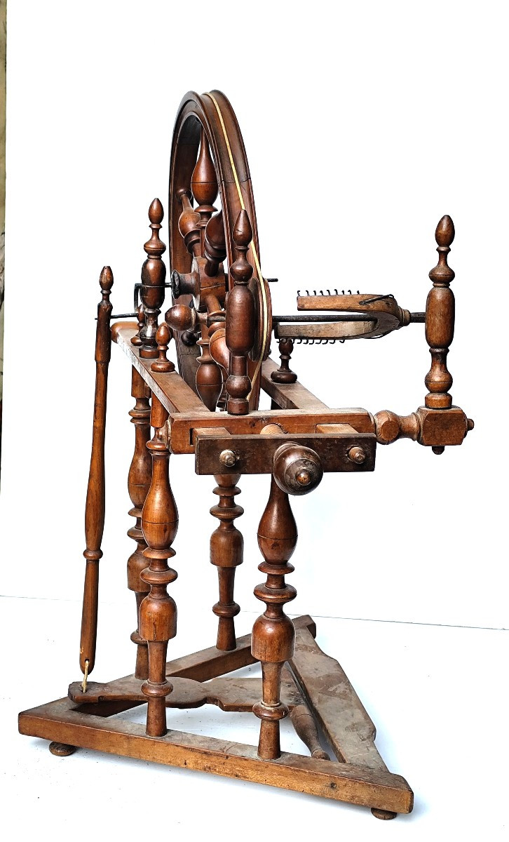 Le Joli Rouet d'Amélie, Functional, Fruitwood, Louis Philippe Period-photo-3