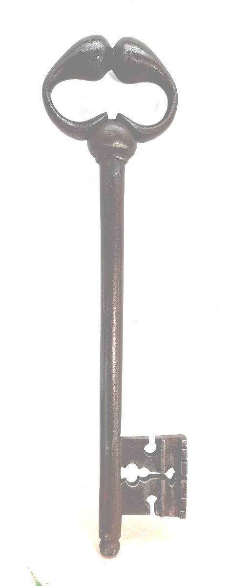 Clé Louis XIV géante, d’un Hôtel Particulier, 31cm , 750gr-photo-2