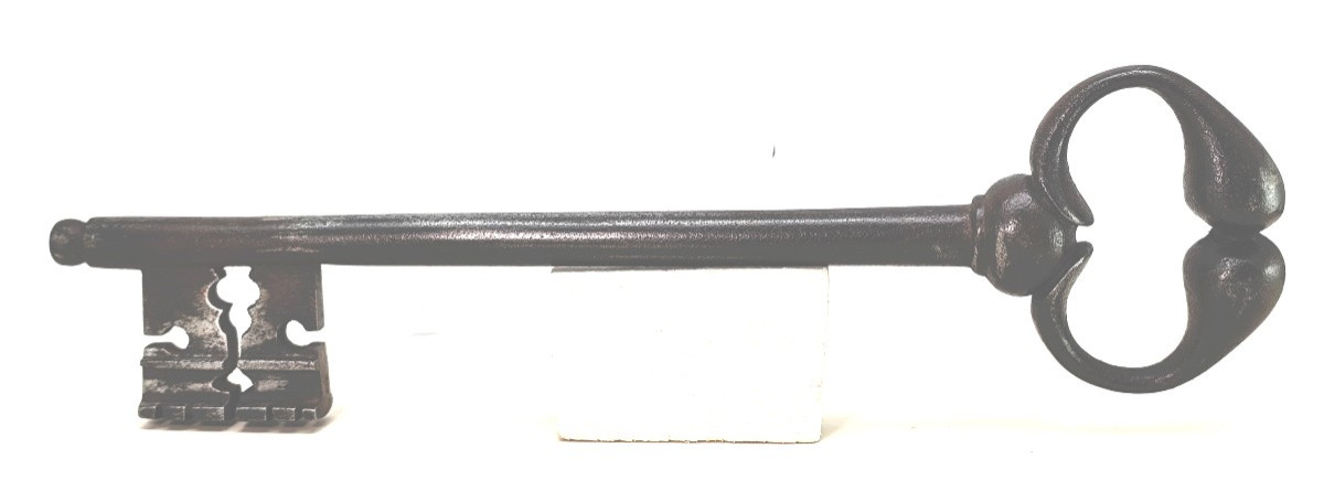 Clé Louis XIV géante, d’un Hôtel Particulier, 31cm , 750gr