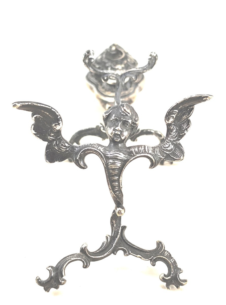 Musée de la coiffure : angelot à friser, 19e siècle-photo-4