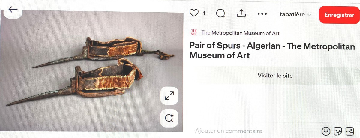 Pair Of Spurs, Fine Arab Damascened Ironwork, 19th Century-photo-3