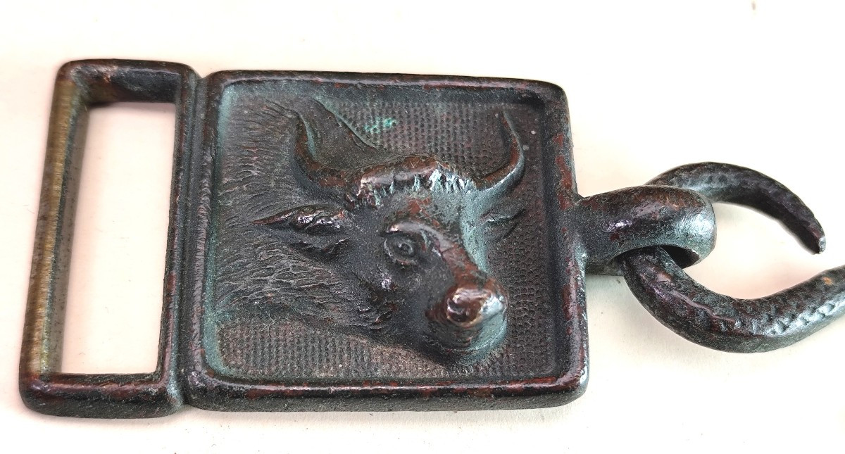  Collection: Small Deal Of Butchers Buckles, Bronze And Brass, 19th Century-photo-2