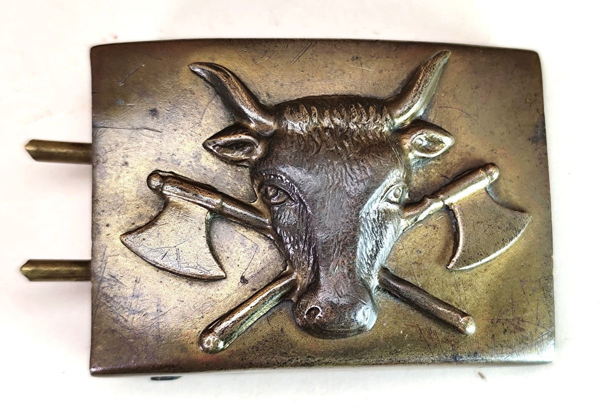  Collection: Small Deal Of Butchers Buckles, Bronze And Brass, 19th Century-photo-3