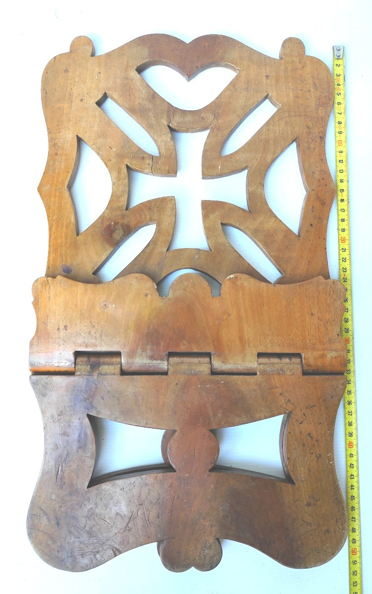 Bible Holder, With Templar Cross, l'Abbé Gallien, 19th Century,-photo-4