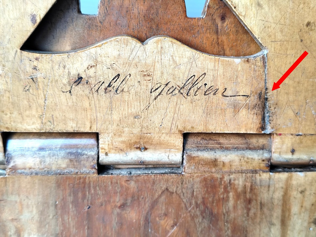  Bible Holder, With Templar Cross, l'Abbé Gallien, 19th Century,-photo-2