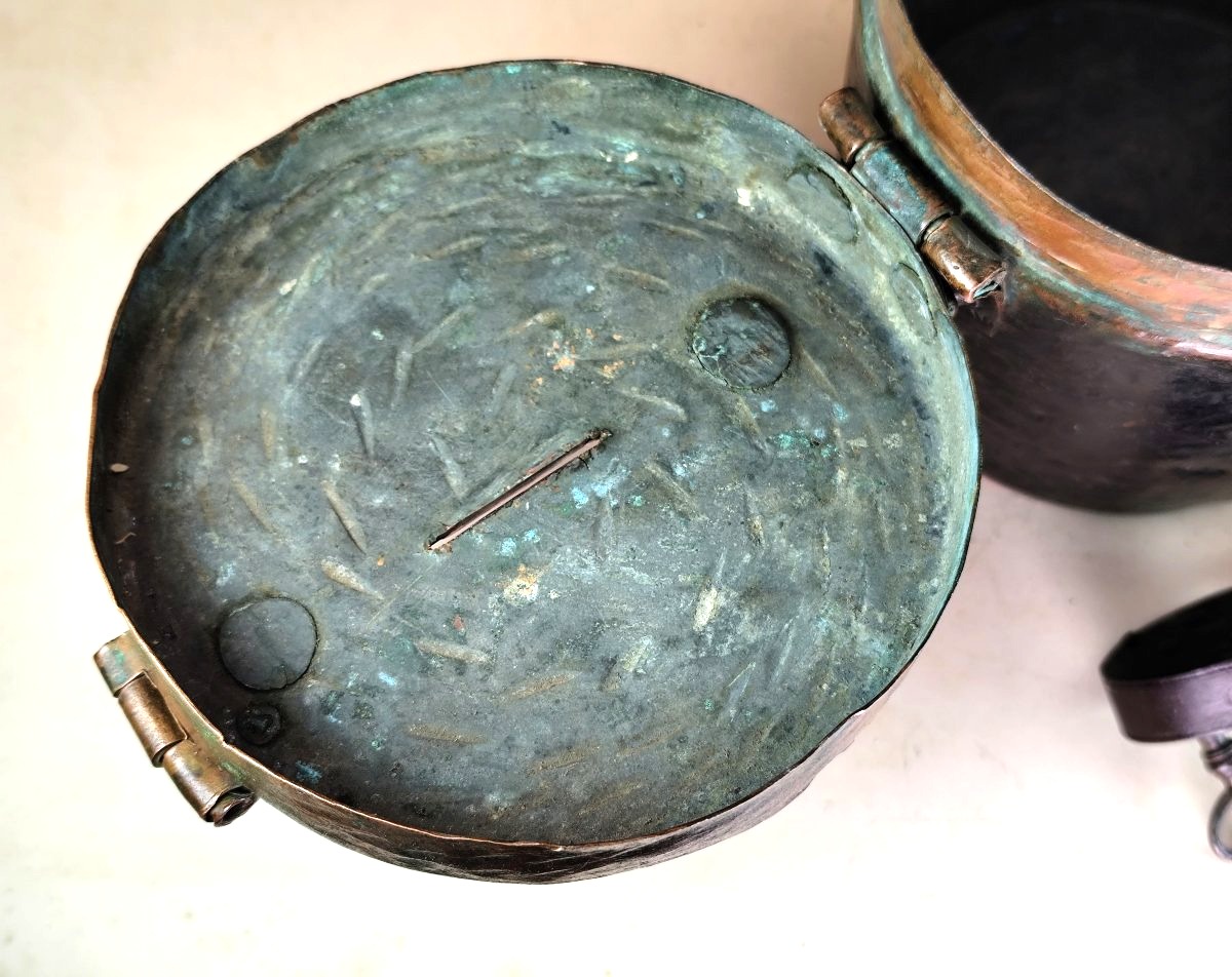 Charity, Hammered Copper: Offering Box, 18th Century-photo-4