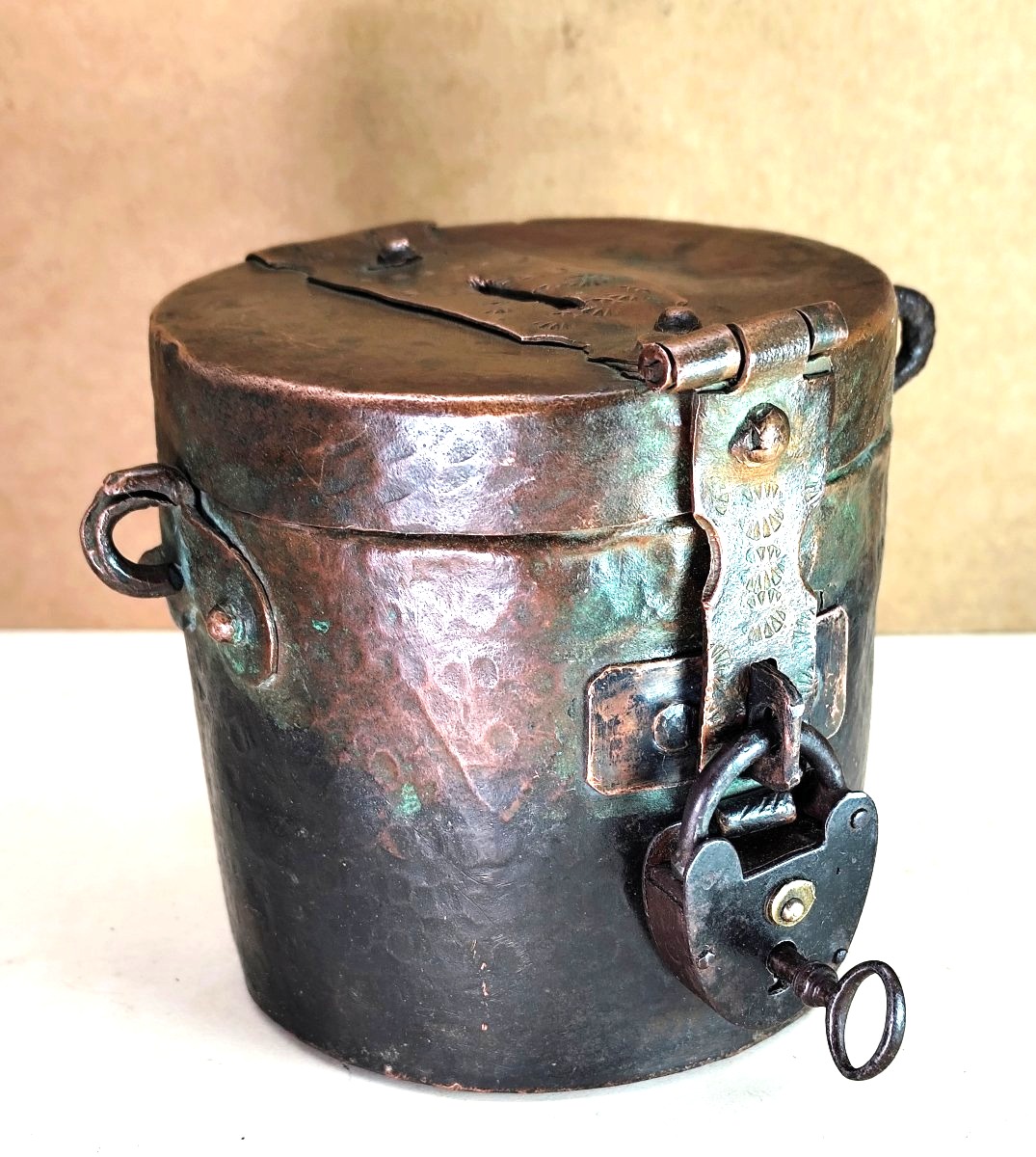 Charity, Hammered Copper: Offering Box, 18th Century