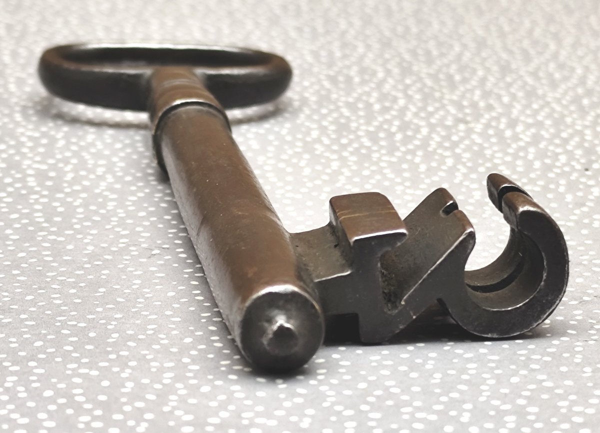 Key To Chest No. 3, Louis Philippe Era, 13.5 Cm-photo-2