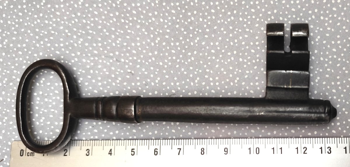 Key To Chest No. 3, Louis Philippe Era, 13.5 Cm-photo-1