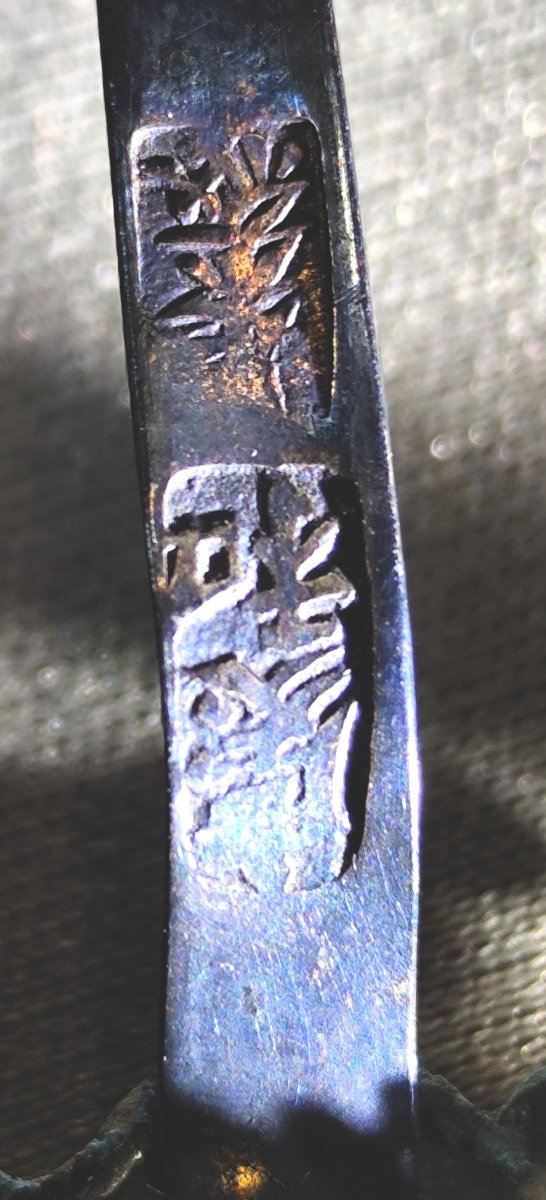 China, Beautiful Hairpin, Enameled Silver, Circa 1900, Hallmarks-photo-3
