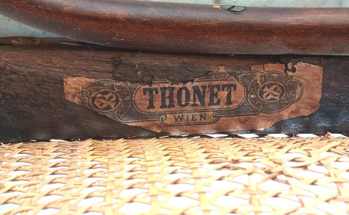 Pair Of Antique Thonet Wien Chairs, Bentwood, Lovely Model 62, 1895-photo-3