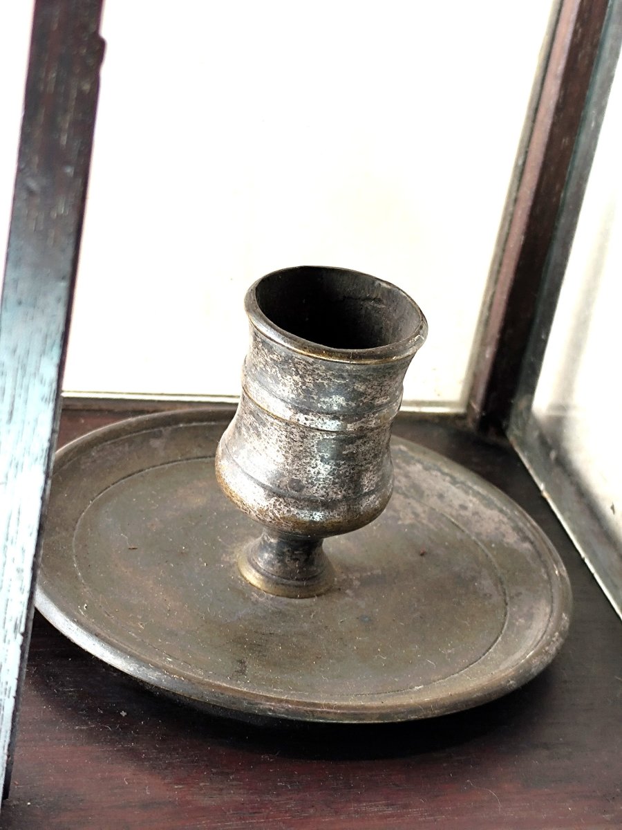 Jolie lanterne translucide, ébénisterie d’acajou, 19e siècle-photo-4