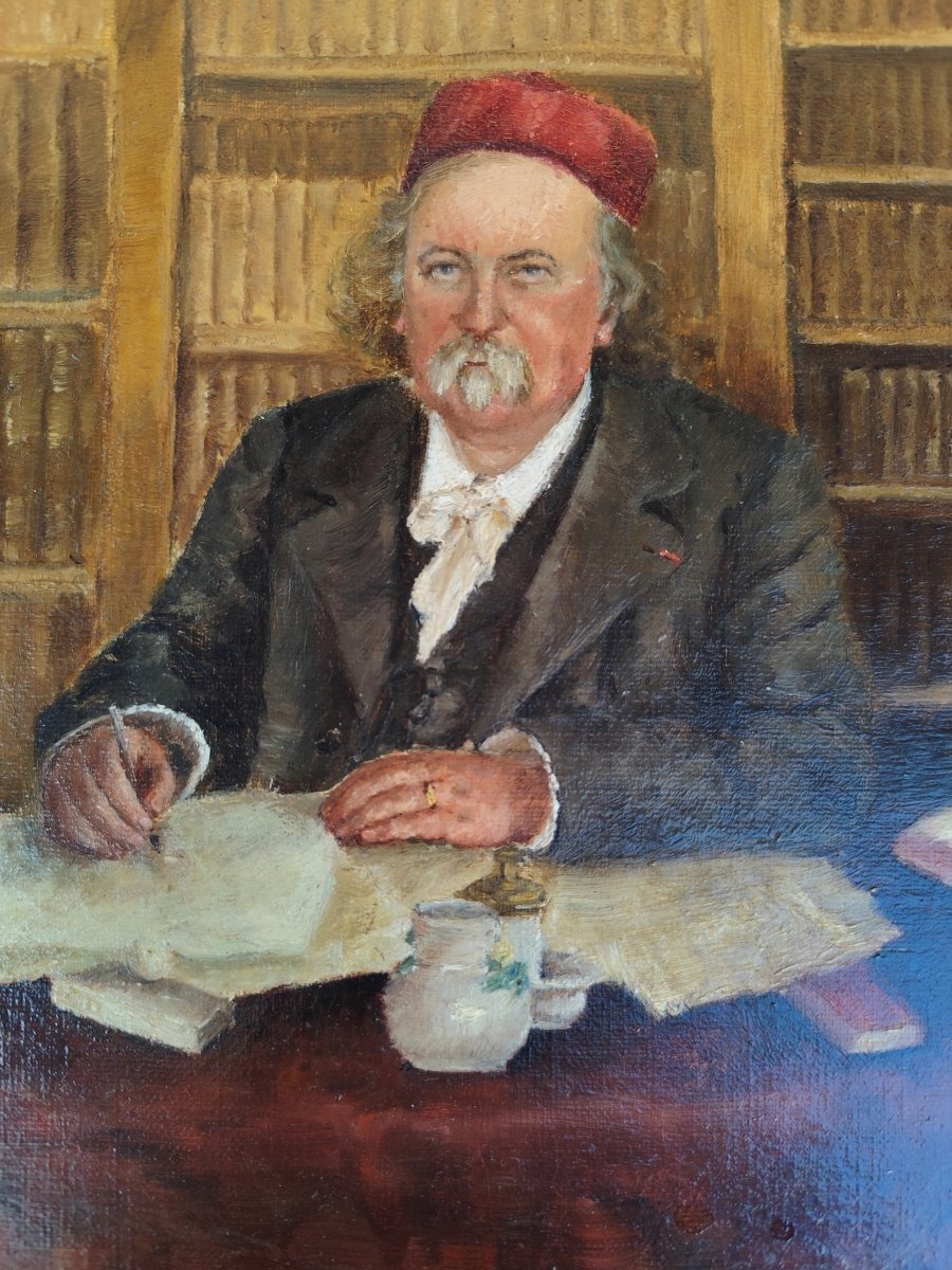 Un portrait donné à Gustave Flaubert par un ami anonyme . -photo-2