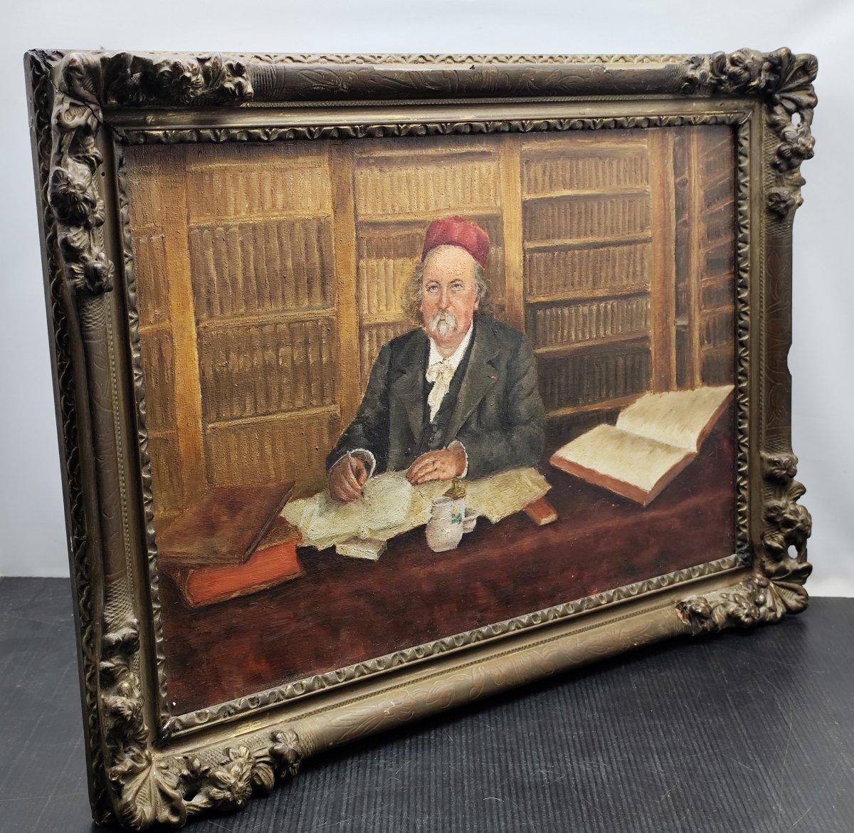 Un portrait donné à Gustave Flaubert par un ami anonyme . -photo-1