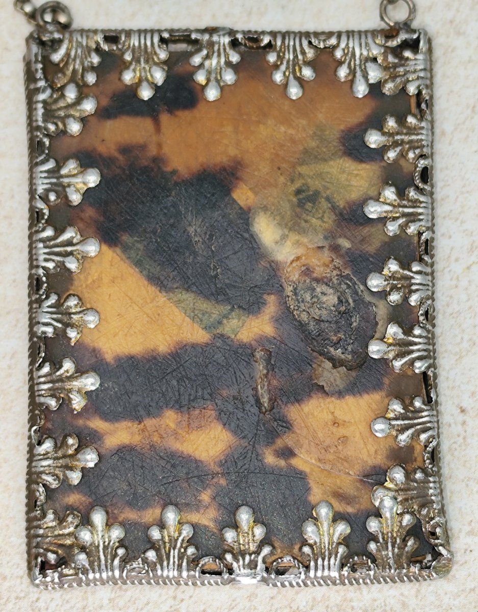 Metal And Horn Scapular, Breverl, Germany, Late 18th Century, Catholic-photo-2