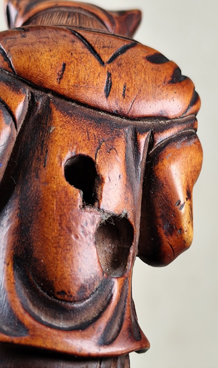 Carved Boxwood Netsuke, Japan, Edo Period (circa 1700–1800)-photo-2