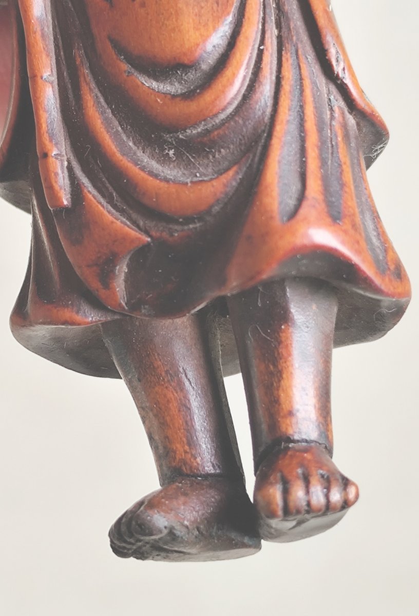 Carved Boxwood Netsuke, Japan, Edo Period (circa 1700–1800)-photo-3