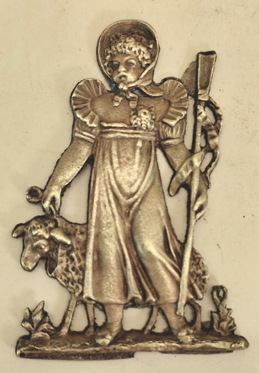 Three Lovely Bronze Children's Wall Figures , Directoire Style-photo-1