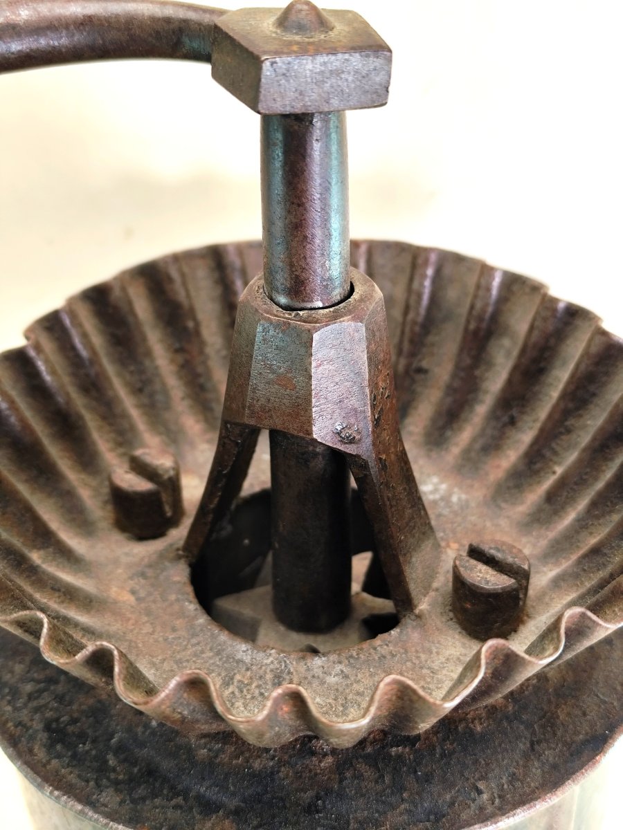 Imposing Wrought-iron Coffee Grinder, 18th–19th Century