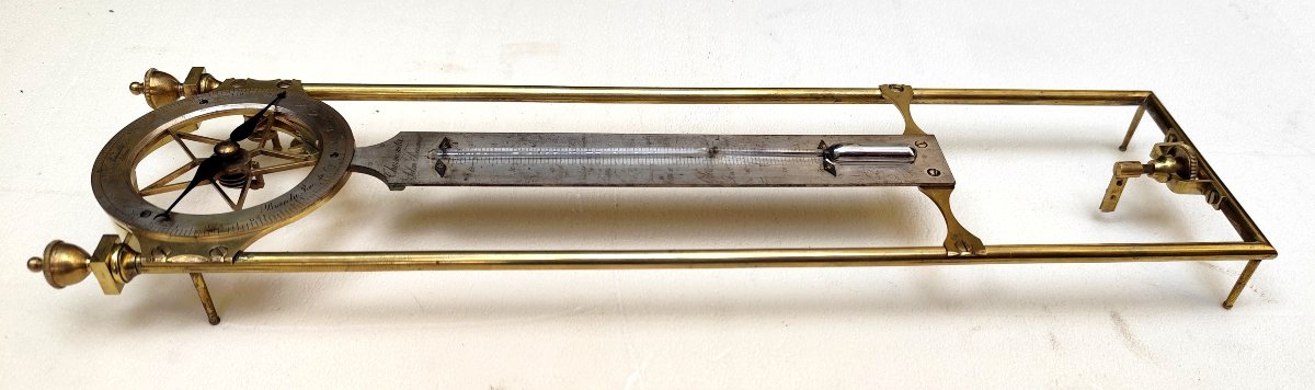 Hygromètre de Saussure, beau modèle Empire par Bianchi, Paris, vers 1820-photo-2