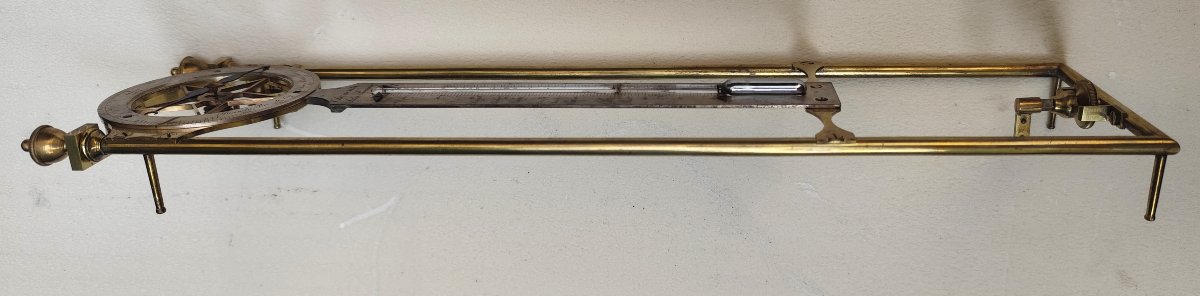 Hygromètre de Saussure, beau modèle Empire par Bianchi, Paris, vers 1820-photo-5