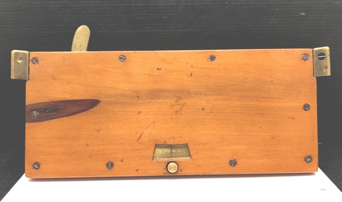 Curious Sector Clinometer, Fine Wood, Artillery, Topography, 19th Century.