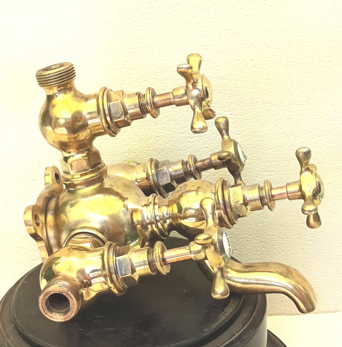 Stunning Bathroom French  Faucet, Bronze, Circa 1900, 5 Kg-photo-2