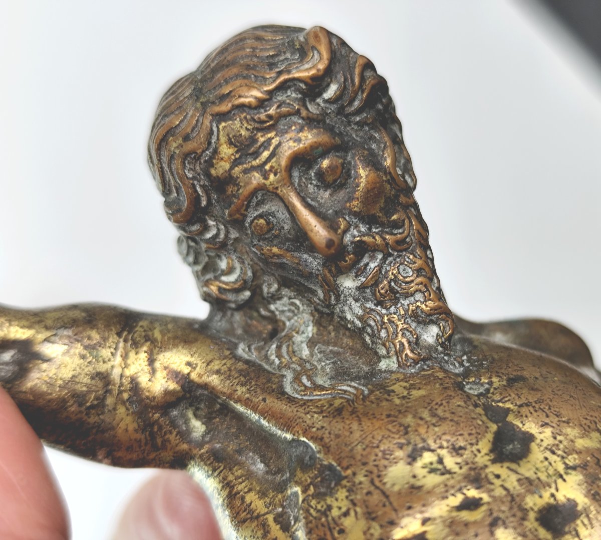Dead Christ, 17th Century Bronze With Fine Patina-photo-1
