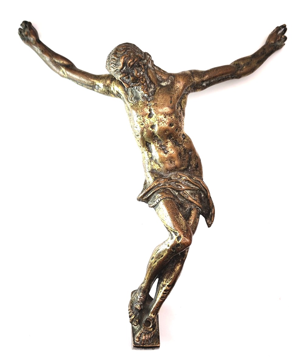 Dead Christ, 17th Century Bronze With Fine Patina
