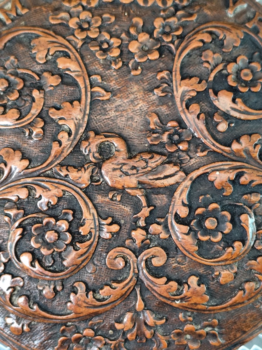 Declaration Of Love From The Louis XIV Era On A Wooden Box From St. Lucia-photo-4