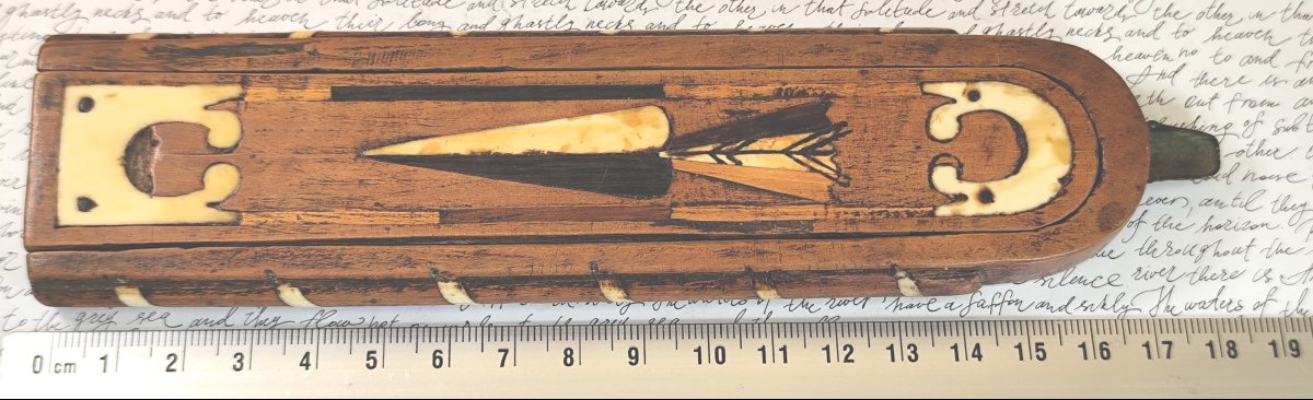 Fine Inlaid Tobacco Grater, Holland, 18th Century-photo-2
