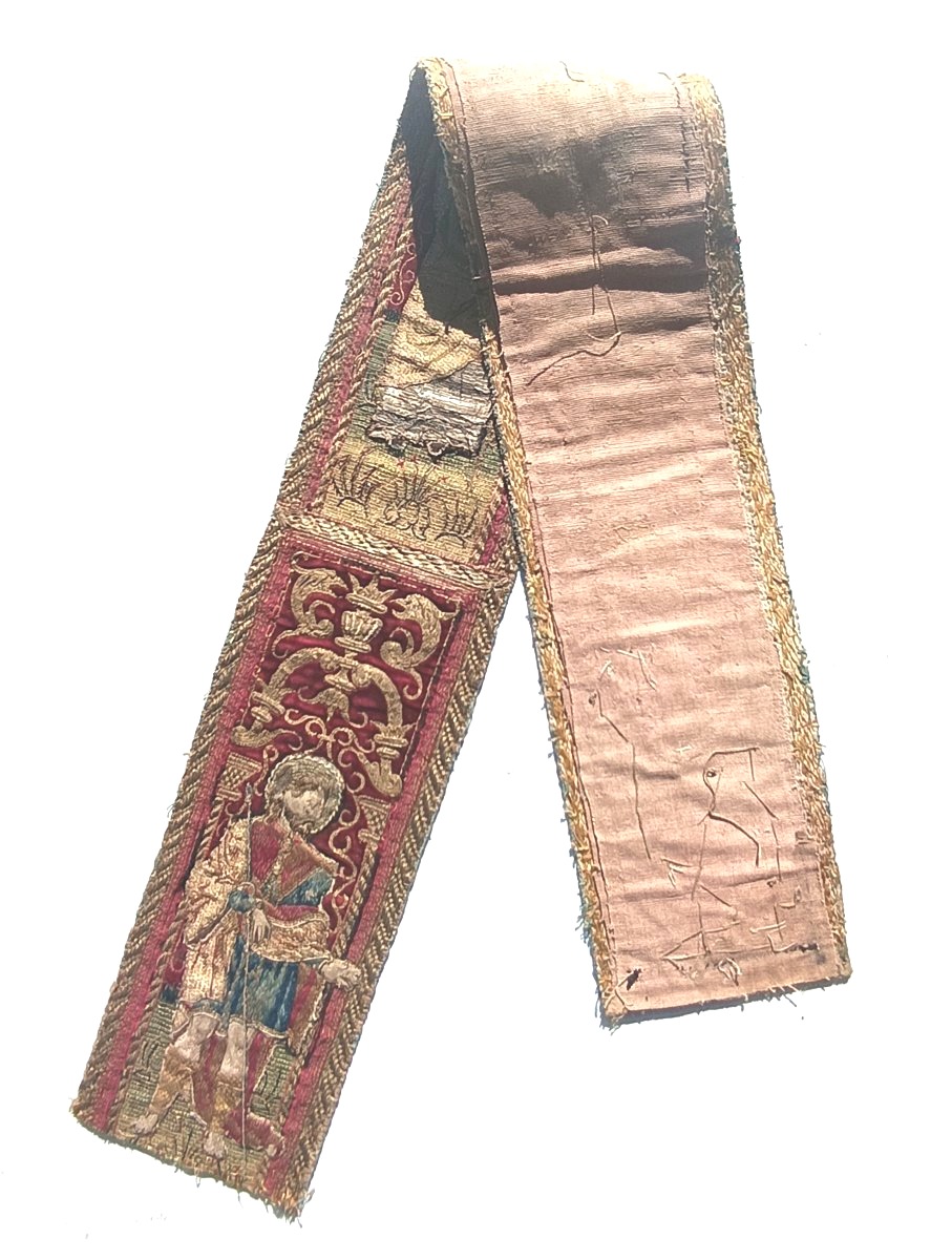 3 broderies d’orfroi du XVIe siècle – Saints personnages