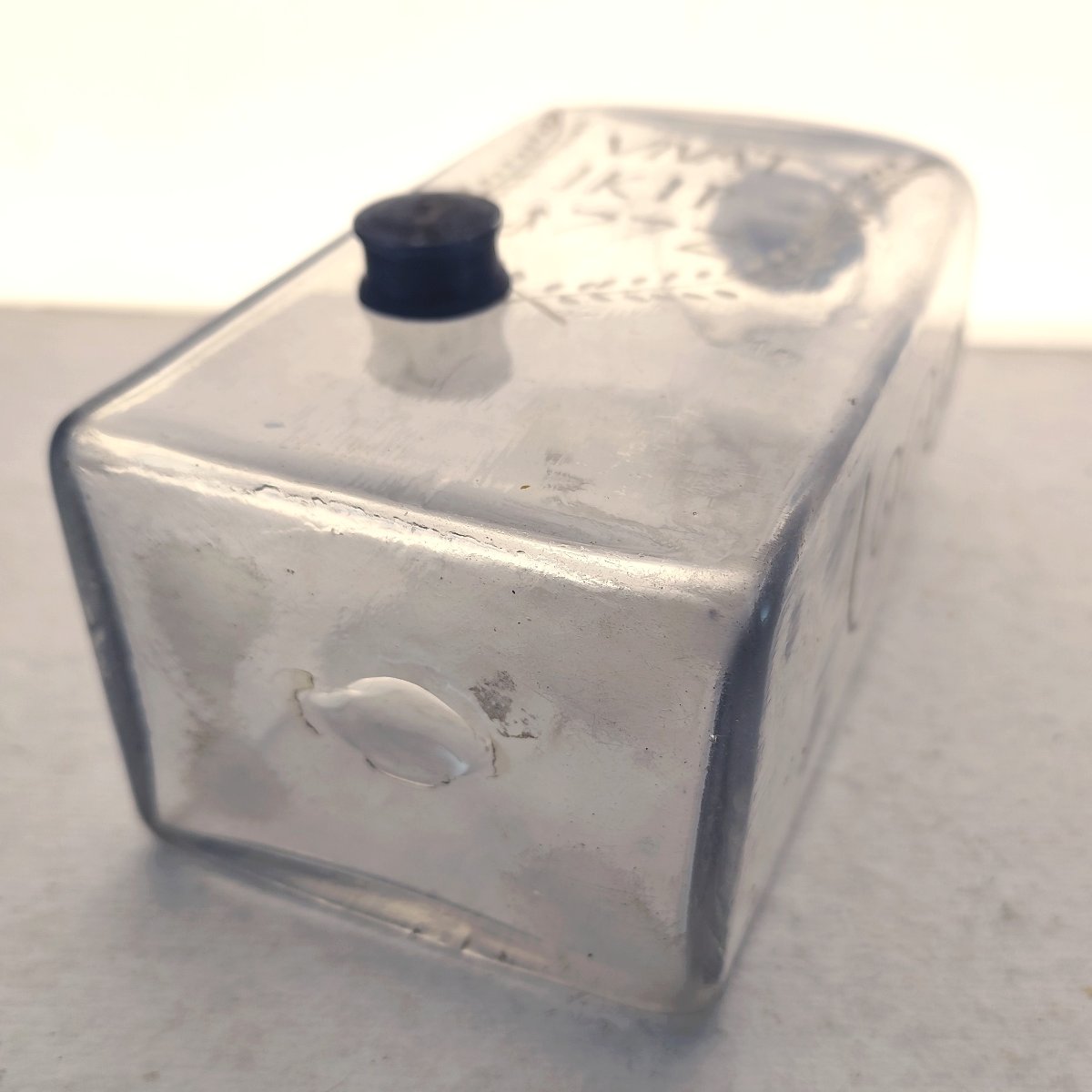 Alcool Des Montagnes, 1772, Blown And Engraved Bottle, Swiss Alps-photo-2