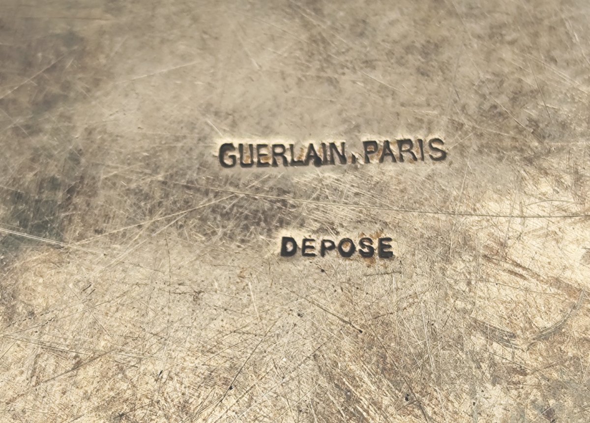 Guerlain, Signed: Small Gold-plated Perfume Warmer, Late 19th Century, Complete -photo-1